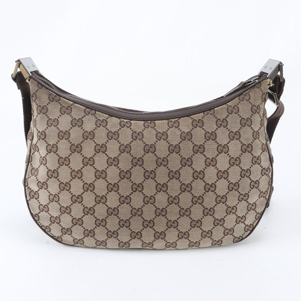 Gucci GG Canvas Leather Shoulder Bag Crossbody — view 3