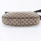 Gucci GG Canvas Leather Shoulder Bag Crossbody — view 5