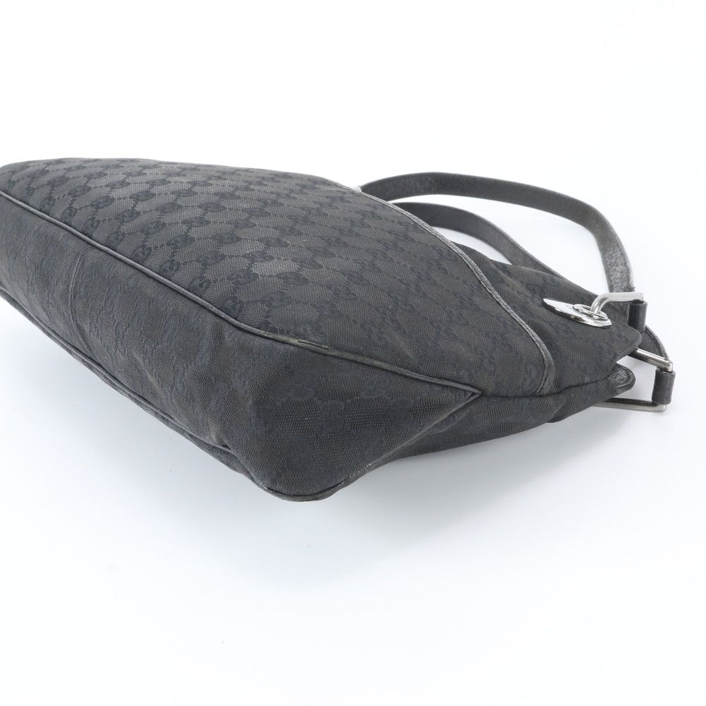 Gucci GG Canvas Eclipse Leather Tote Shoulder Black — view 4