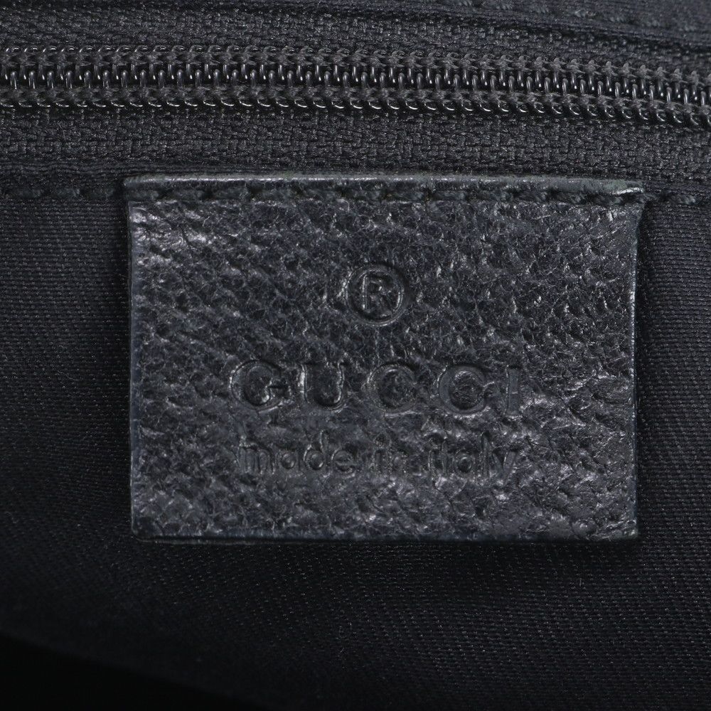 Gucci GG Canvas Eclipse Leather Tote Shoulder Black — view 8