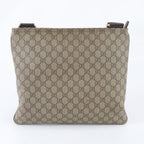 Gucci GG Supreme Leather Shoulder Bag Crossbody Messenger Business Tote — view 3