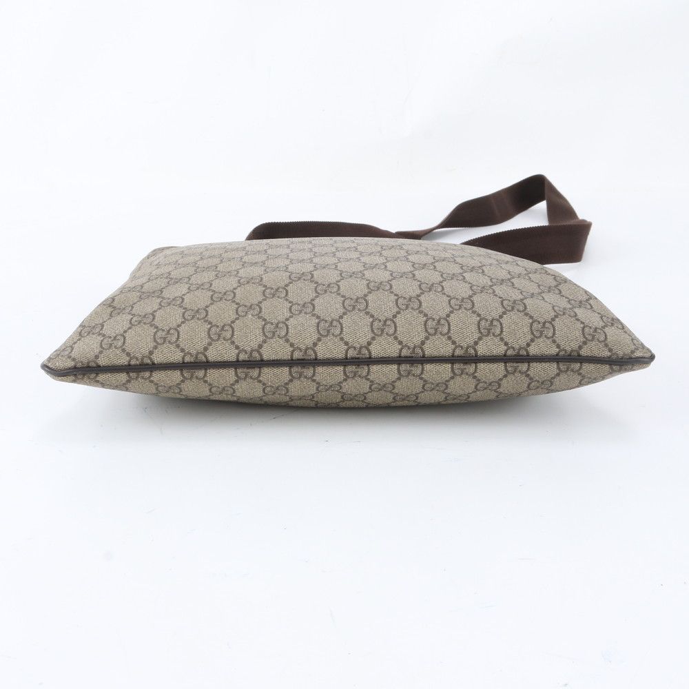 Gucci GG Supreme Leather Shoulder Bag Crossbody Messenger Business Tote — view 5
