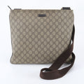 Gucci GG Supreme Leather Shoulder Bag Crossbody Messenger Business Tote
