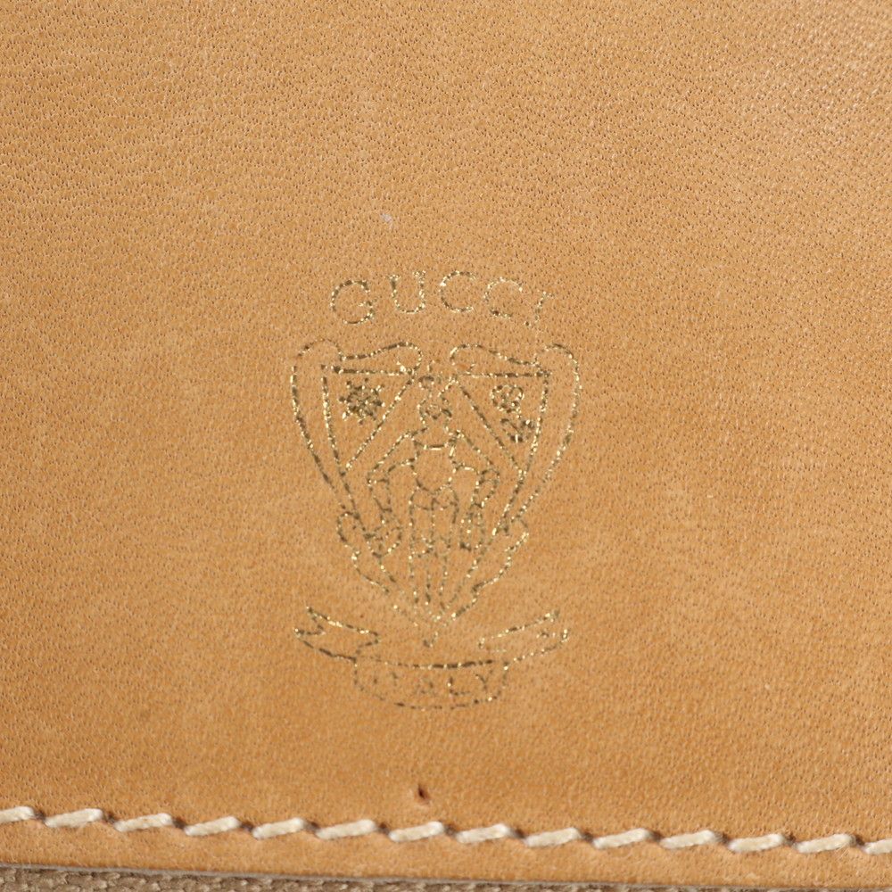 Gucci Vintage Micro GG Sherry Line Leather Shoulder Bag Crossbody — view 8