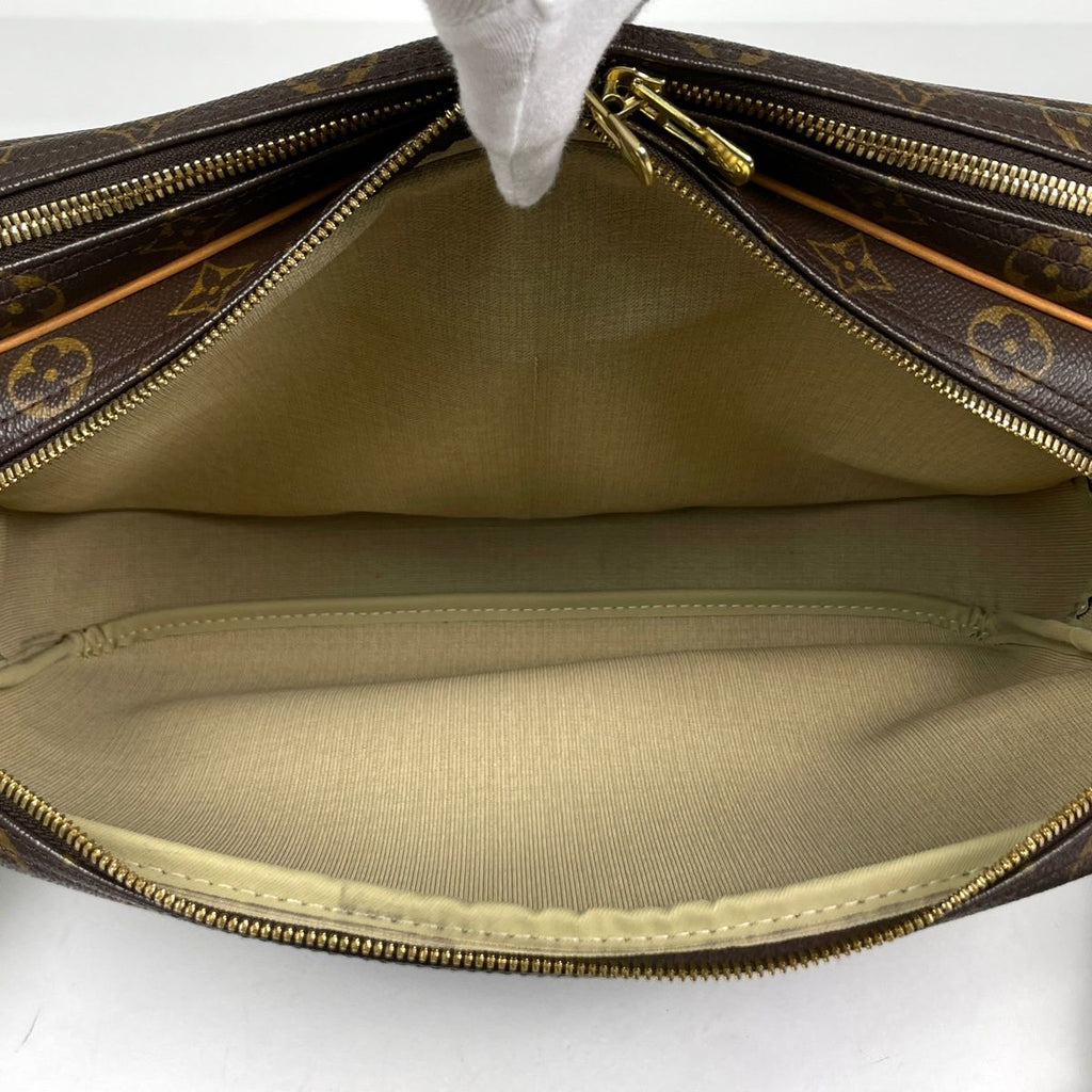 Louis Vuitton Reporter GM Crossbody Shoulder Bag Monogram Brown — view 8