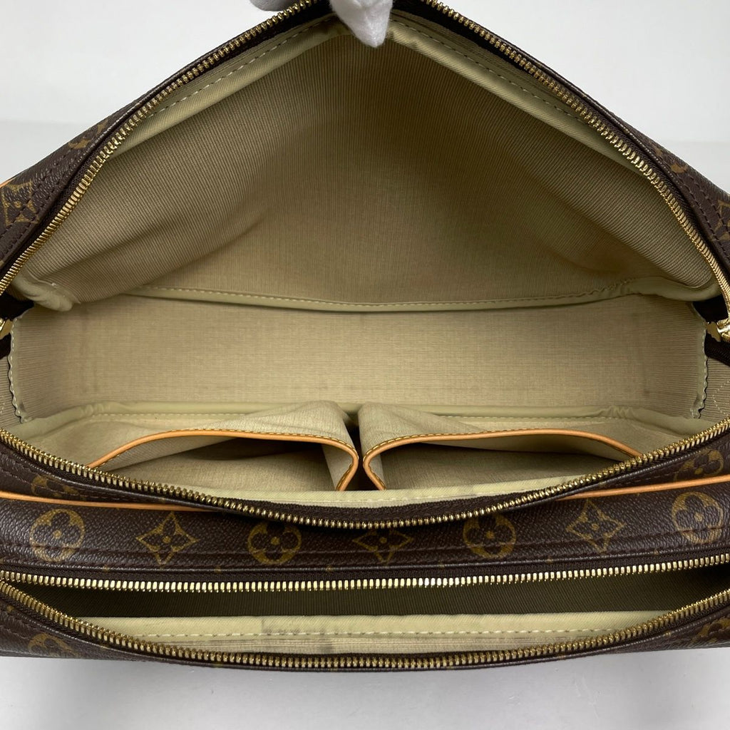 Louis Vuitton Reporter GM Crossbody Shoulder Bag Monogram Brown — view 7