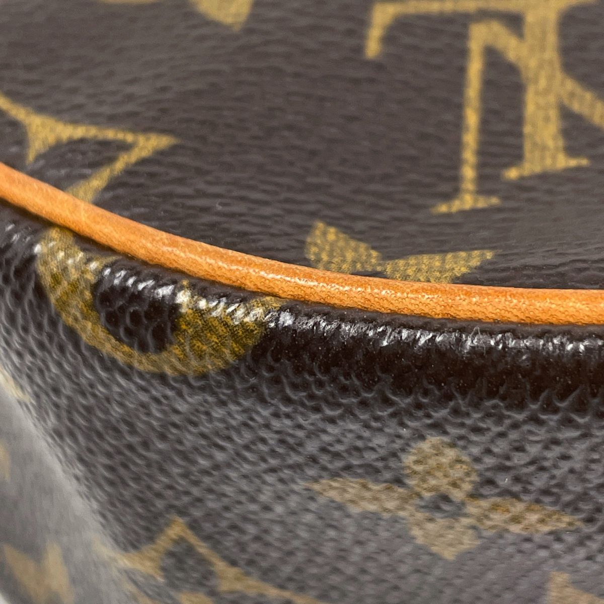 Louis Vuitton Tambourine Crossbody Pochette Shoulder Bag Monogram Brown — view 3