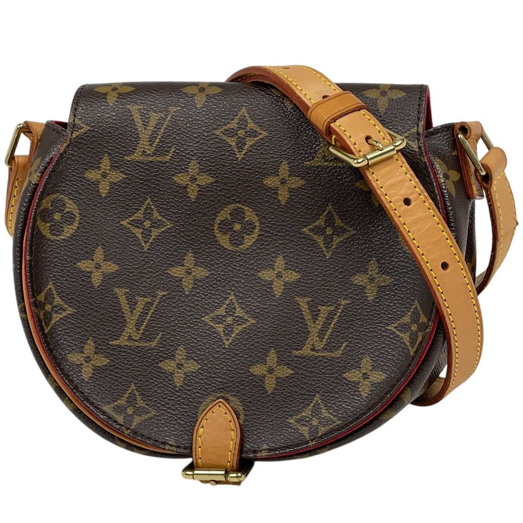 Louis Vuitton Tambourine Crossbody Pochette Shoulder Bag Monogram Brown