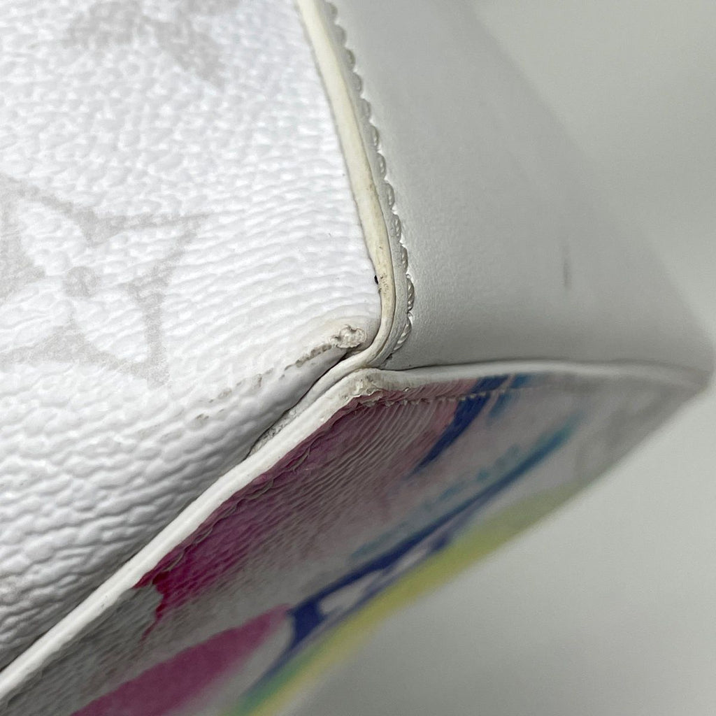 Louis Vuitton Weekend Tote GM Monogram Water Color Multicolor White — view 3