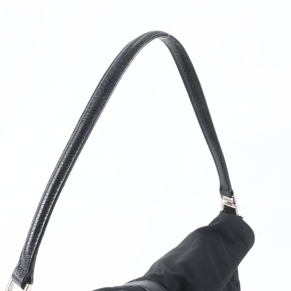 Gucci Jackie 001 Leather Nylon Shoulder Bag Hand Black — view 2