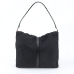 Gucci Jackie 001 Leather Nylon Shoulder Bag Hand Black — view 3