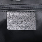 Gucci Jackie 001 Leather Nylon Shoulder Bag Hand Black — view 8