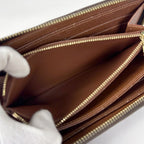 Louis Vuitton Zippy Wallet Monogram Brown — view 8