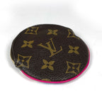Louis Vuitton Porte Monet Long Coin Case Monogram Brown Fuchsia — view 2