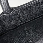 Chanel Reissue Tote CC Logo Quilted Caviar Leather Black — view 7