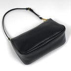 Prada Logo Handbag Pouch Leather Nero — view 2