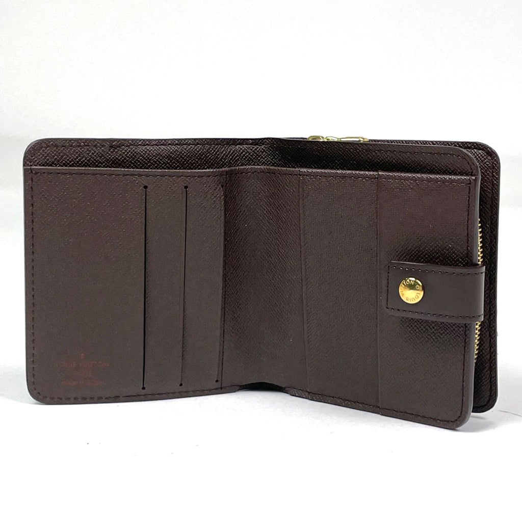 Louis Vuitton Compact Zip Damier Brown Wallet — view 6
