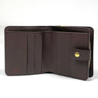 Louis Vuitton Compact Zip Damier Brown Wallet — view 6