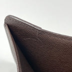Louis Vuitton Compact Zip Damier Brown Wallet — view 4