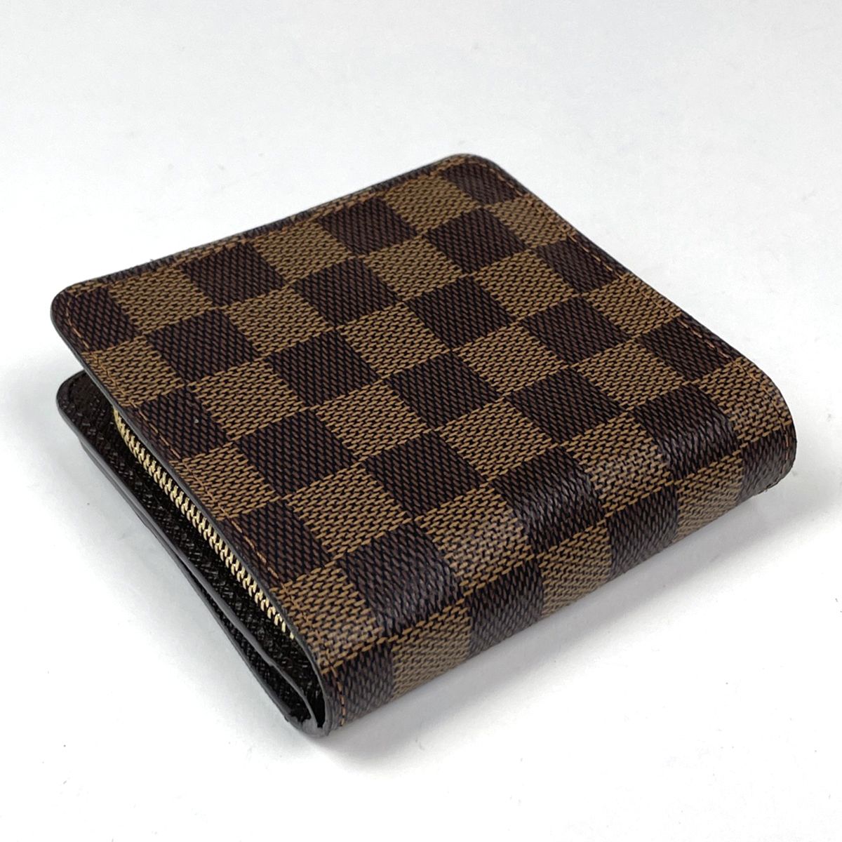 Louis Vuitton Compact Zip Damier Brown Wallet — view 2