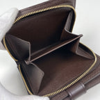 Louis Vuitton Compact Zip Damier Brown Wallet — view 5
