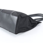 Prada Tessuto Nylon Leather Tote Shoulder Hand Black — view 4