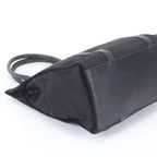 Prada Tessuto Nylon Leather Tote Shoulder Hand Black — view 5
