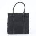 Prada Tessuto Nylon Leather Tote Shoulder Hand Black