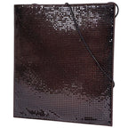 Gucci Mesh Shoulder Bag Party Metal Brown