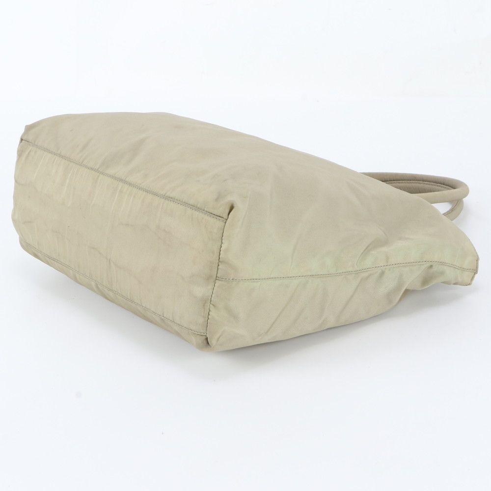 Prada Tessuto Nylon Triangle Logo Tote Shoulder Hand — view 4