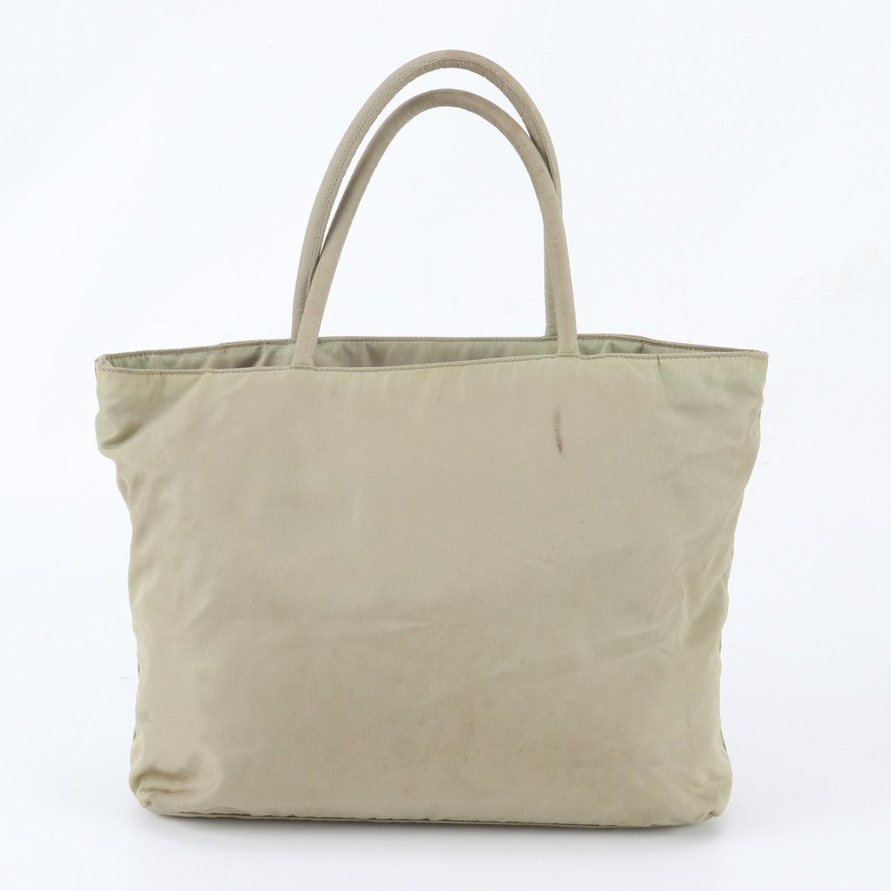 Prada Tessuto Nylon Triangle Logo Tote Shoulder Hand — view 3