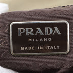 Prada Tessuto Nylon Triangle Logo Tote Shoulder Hand — view 9