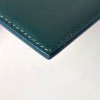 Celine Zip Card Holder Leather Green — view 3