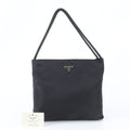 Prada Tessuto Nylon Triangle Logo Tote Shoulder