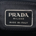 Prada Tessuto Nylon Triangle Logo Tote Shoulder — view 9