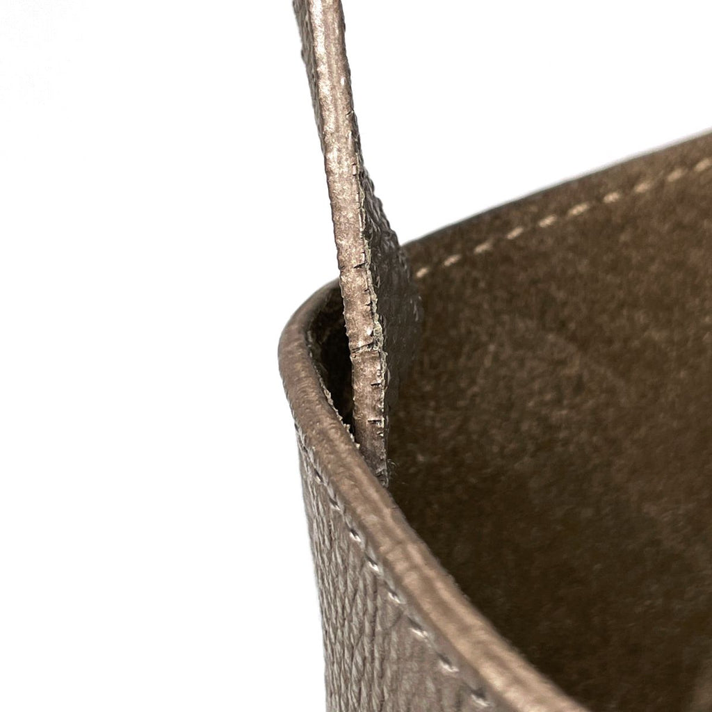 Celine Cabas Phantom Tote Leather Gray — view 4