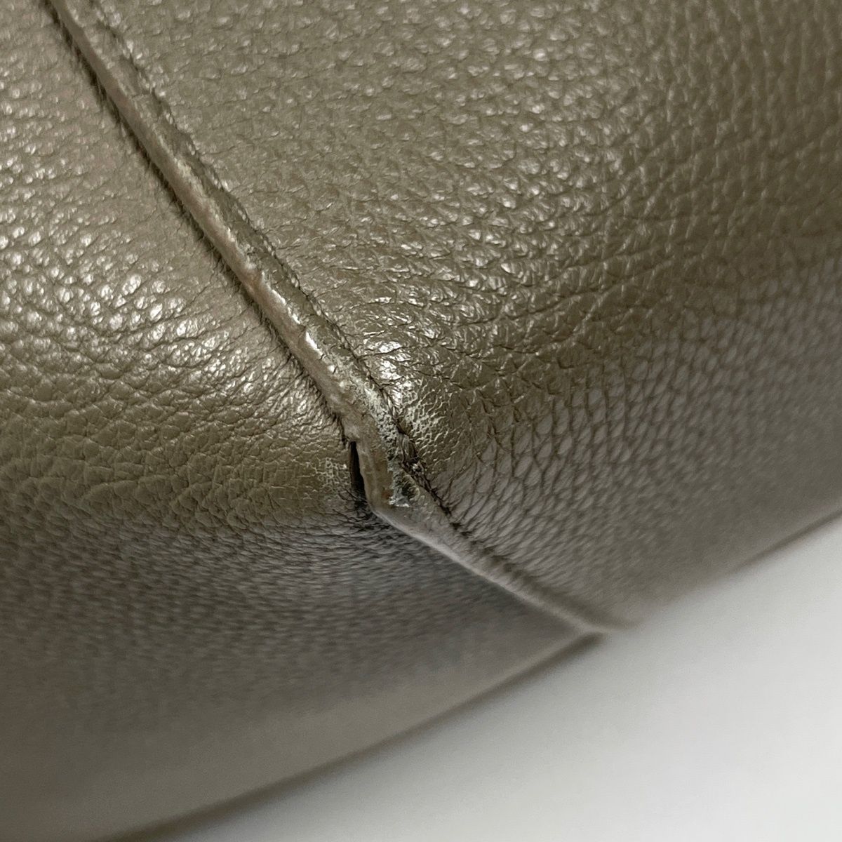 Celine Cabas Phantom Tote Leather Gray — view 3