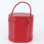 Louis Vuitton Epi Cannes Castilian Red Leather Handbag Vanity — view 3