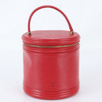 Louis Vuitton Epi Cannes Castilian Red Leather Handbag Vanity