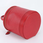 Louis Vuitton Epi Cannes Castilian Red Leather Handbag Vanity — view 5