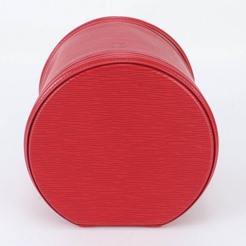 Louis Vuitton Epi Cannes Castilian Red Leather Handbag Vanity — view 6