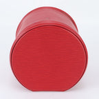 Louis Vuitton Epi Cannes Castilian Red Leather Handbag Vanity — view 6