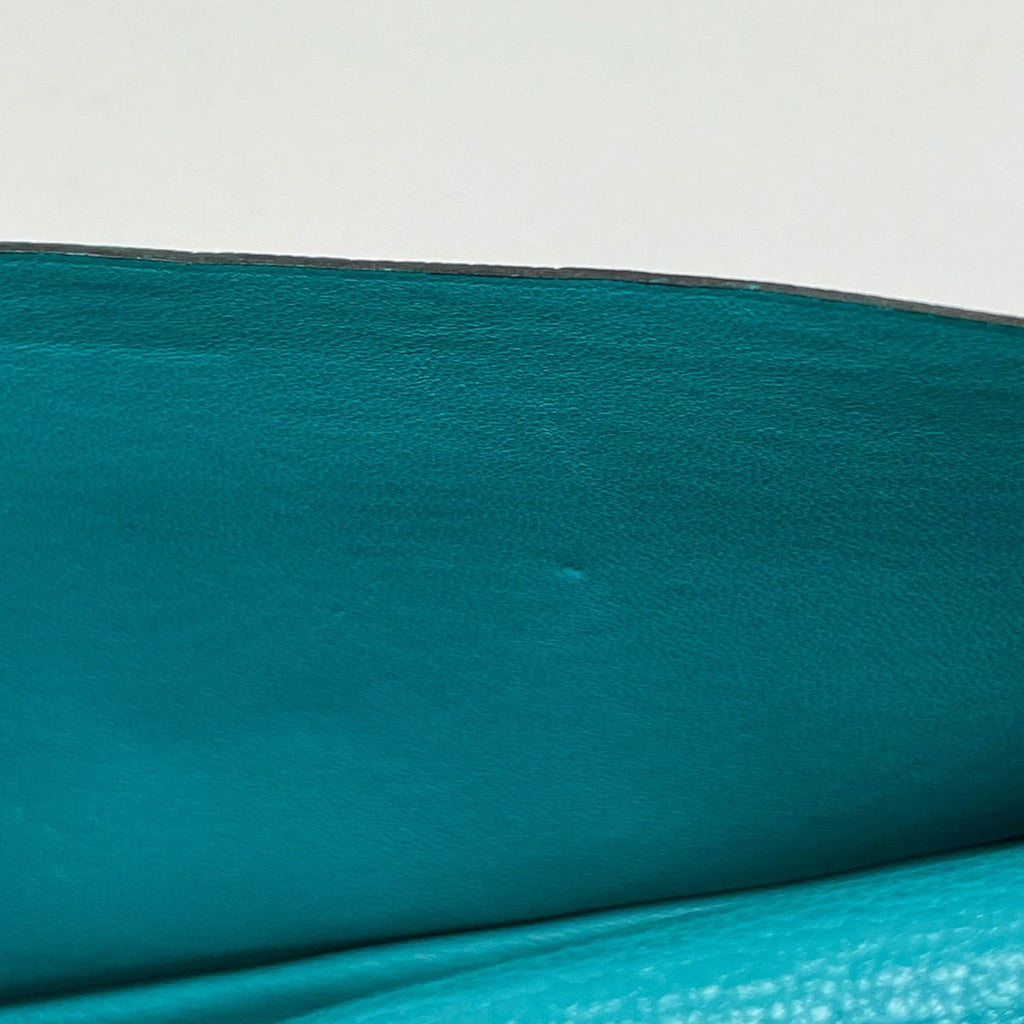 Hermes Bearn Souffle Wallet Chevre Malachite — view 6