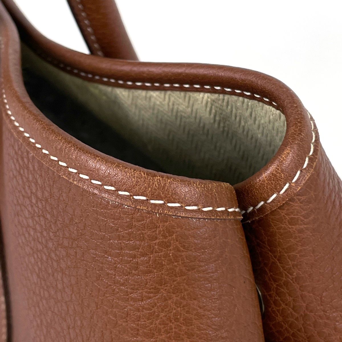 Hermes Garden Party PM Tote Negonda Brown Dando — view 6