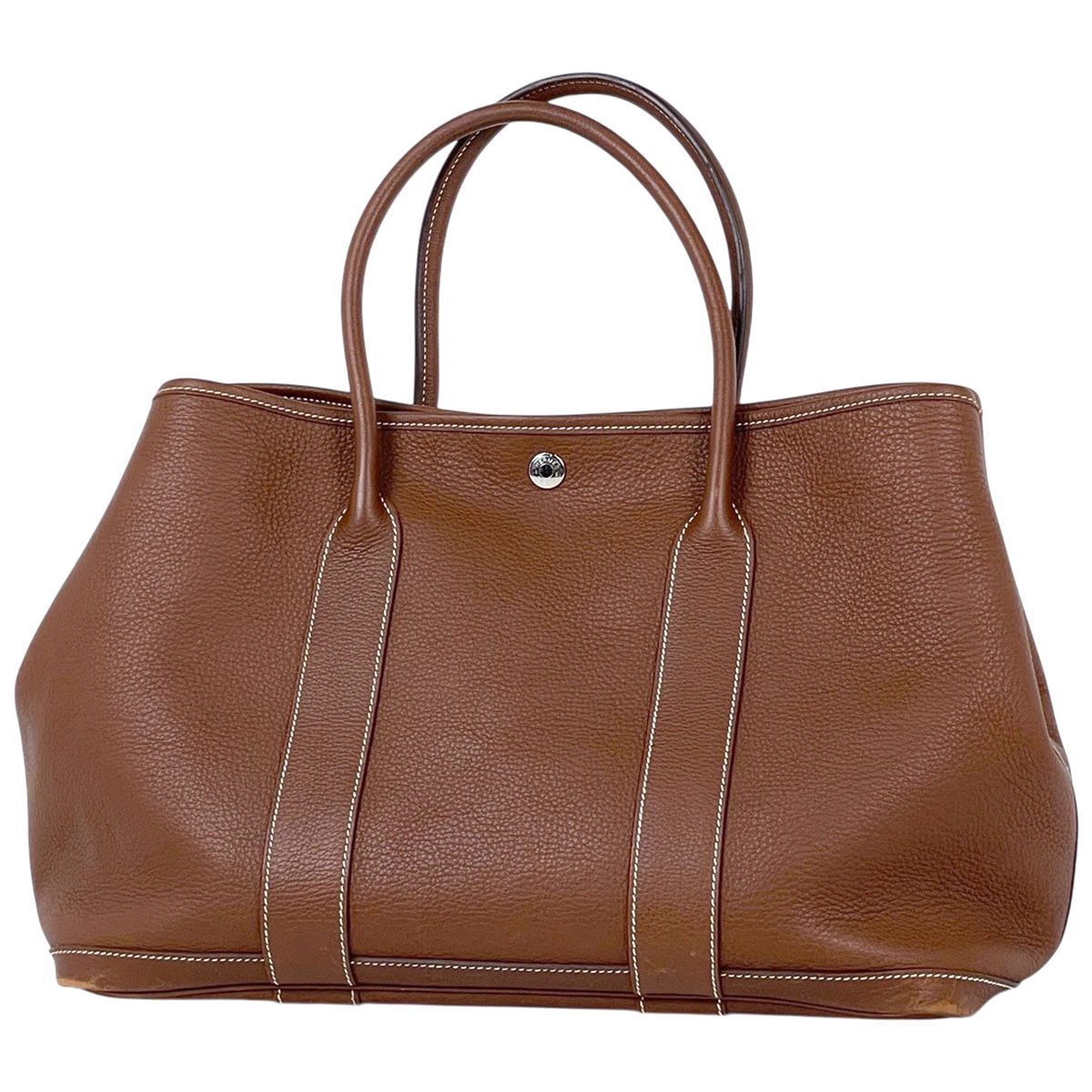 Hermes Garden Party PM Tote Negonda Brown Dando