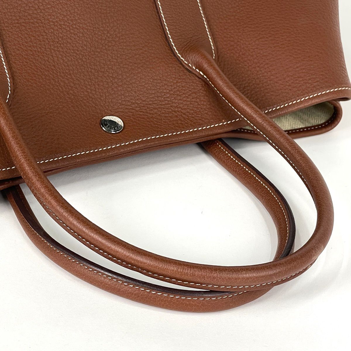 Hermes Garden Party PM Tote Negonda Brown Dando — view 8