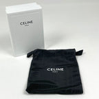 Celine Small Flap Wallet Triomphe Leather Pebble — view 8