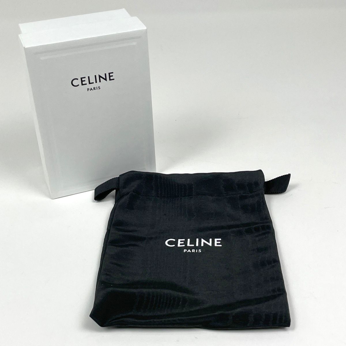Celine Small Flap Wallet Triomphe Leather Pebble — view 8