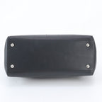 Fendi Com Leather Handbag Black — view 6
