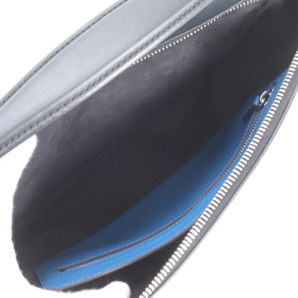 Fendi Com Leather Handbag Black — view 7